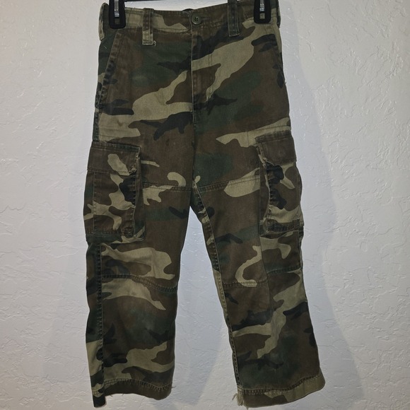 ROTHCO Boys vintage Cargo Pant Camo Camouflage 90s Military hunting Sz Small w25 - Picture 1 of 11